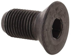 Made in USA - 3/8-16 UNC, 3" Length Under Head Slotted Drive Machine Screw - Round Head, Brass, Uncoated, Without Washer - Benchmark Tooling