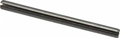 Value Collection - 1/16" Diam x 7/8" Long Slotted Spring Pin - Grade 420 Stainless Steel, Bright Finish - Benchmark Tooling