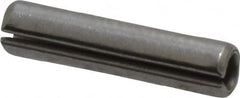 Value Collection - 3/32" Diam x 7/16" Long Slotted Spring Pin - Grade 420 Stainless Steel, Bright Finish - Benchmark Tooling