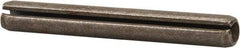 Made in USA - 3/16" Diam x 1-1/2" Long Slotted Spring Pin - Grade 420 Stainless Steel, Bright Finish - Benchmark Tooling