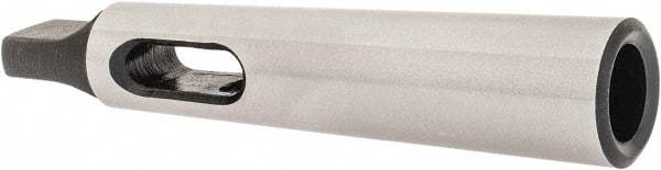 Jacobs - MT1 Inside Morse Taper, MT2 Outside Morse Taper, Standard Reducing Sleeve - Soft with Hardened Tang, 5/8" Projection, 91.95mm OAL - Exact Industrial Supply