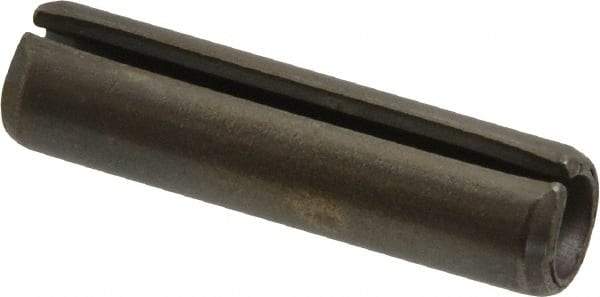 Value Collection - 5/16" Diam x 1-1/4" Long Slotted Spring Pin - Grade 420 Stainless Steel, Bright Finish - Benchmark Tooling