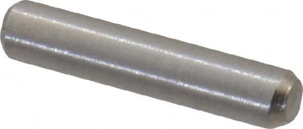 Value Collection - 1/16" Diam x 5/16" Pin Length 18-8 Stainless Steel Standard Dowel Pin - Bright Finish - Benchmark Tooling