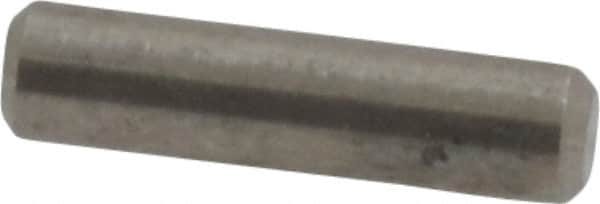 Value Collection - 3/32" Diam x 3/8" Pin Length 18-8 Stainless Steel Standard Dowel Pin - Bright Finish - Benchmark Tooling