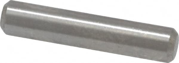 Value Collection - 1/8" Diam x 5/8" Pin Length 18-8 Stainless Steel Standard Dowel Pin - Bright Finish - Benchmark Tooling