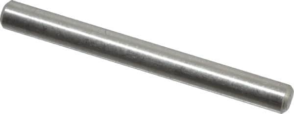 Value Collection - 1/8" Diam x 1-1/4" Pin Length 18-8 Stainless Steel Standard Dowel Pin - Bright Finish - Benchmark Tooling