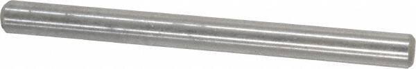 Value Collection - 1/8" Diam x 1-1/2" Pin Length 18-8 Stainless Steel Standard Dowel Pin - Bright Finish - Benchmark Tooling