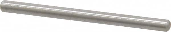 Value Collection - 1/8" Diam x 1-3/4" Pin Length 18-8 Stainless Steel Standard Dowel Pin - Bright Finish - Benchmark Tooling