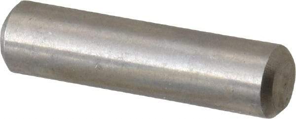 Value Collection - 3/16" Diam x 3/4" Pin Length 18-8 Stainless Steel Standard Dowel Pin - Bright Finish - Benchmark Tooling
