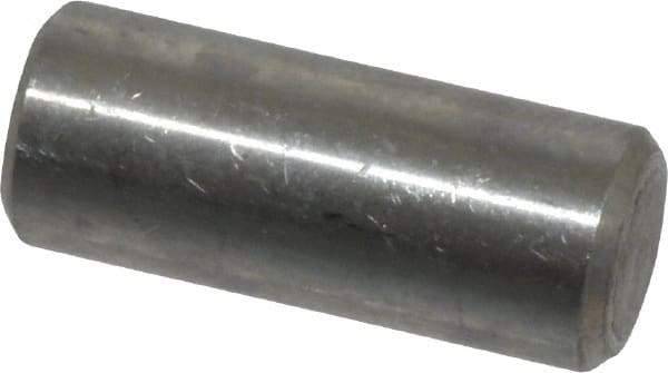 Value Collection - 1/4" Diam x 5/8" Pin Length 18-8 Stainless Steel Standard Dowel Pin - Bright Finish - Benchmark Tooling