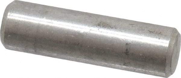 Value Collection - 1/4" Diam x 7/8" Pin Length 18-8 Stainless Steel Standard Dowel Pin - Bright Finish - Benchmark Tooling