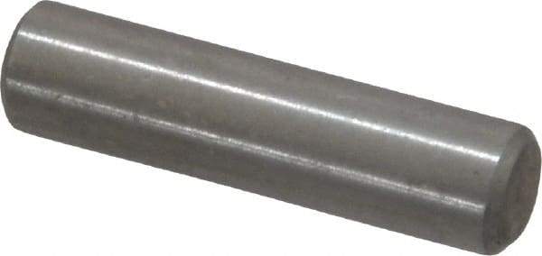 Value Collection - 1/4" Diam x 1" Pin Length 18-8 Stainless Steel Standard Dowel Pin - Bright Finish - Benchmark Tooling