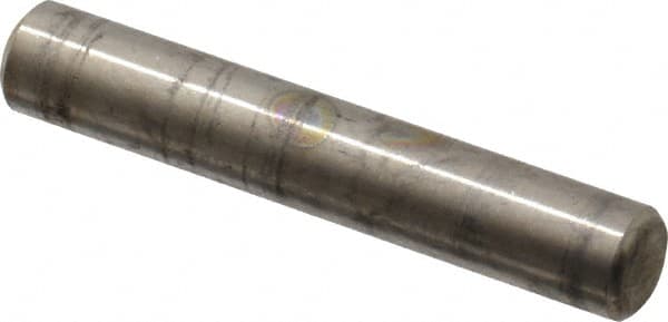 Value Collection - 1/4" Diam x 1-1/2" Pin Length 18-8 Stainless Steel Standard Dowel Pin - Bright Finish - Benchmark Tooling