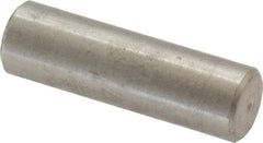 Value Collection - 3/8" Diam x 1-1/4" Pin Length 18-8 Stainless Steel Standard Dowel Pin - Bright Finish - Benchmark Tooling