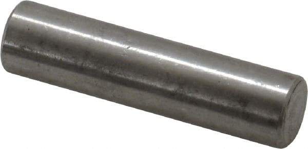 Value Collection - 3/8" Diam x 1-1/2" Pin Length 18-8 Stainless Steel Standard Dowel Pin - Bright Finish - Benchmark Tooling