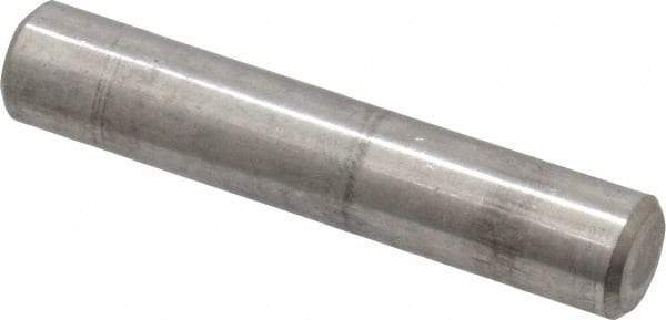 Value Collection - 3/8" Diam x 2" Pin Length 18-8 Stainless Steel Standard Dowel Pin - Bright Finish - Benchmark Tooling