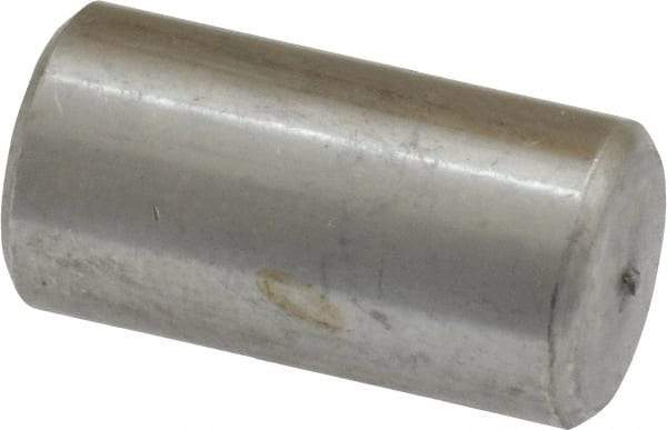 Value Collection - 1/2" Diam x 1" Pin Length 18-8 Stainless Steel Standard Dowel Pin - Bright Finish - Benchmark Tooling