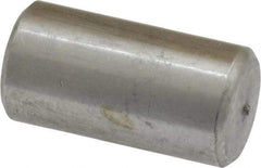 Value Collection - 1/2" Diam x 1" Pin Length 18-8 Stainless Steel Standard Dowel Pin - Bright Finish - Benchmark Tooling