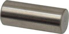 Value Collection - 1/2" Diam x 1-1/4" Pin Length 18-8 Stainless Steel Standard Dowel Pin - Bright Finish - Benchmark Tooling