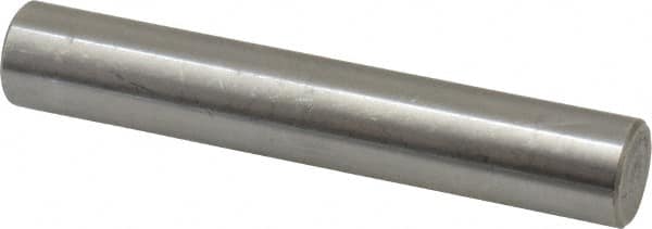 Value Collection - 1/2" Diam x 3" Pin Length 18-8 Stainless Steel Standard Dowel Pin - Bright Finish - Benchmark Tooling