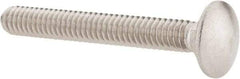 Value Collection - 1/4-20 UNC 2" Length Under Head, Standard Square Neck, Carriage Bolt - 18-8 Stainless Steel, Uncoated - Benchmark Tooling