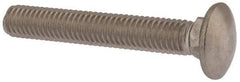 Value Collection - 3/8-16 UNC 2-1/2" Length Under Head, Standard Square Neck, Carriage Bolt - 18-8 Stainless Steel, Uncoated - Benchmark Tooling