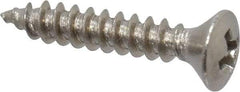 Value Collection - #4 Oval Head Phillips Sheet Metal Screw - Stainless Steel, 5/8" OAL, Grade 18-8 - Benchmark Tooling