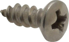 Value Collection - #8 Oval Head Phillips Sheet Metal Screw - Stainless Steel, 1/2" OAL, Grade 18-8 - Benchmark Tooling