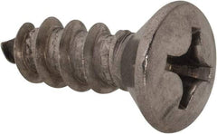 Value Collection - #14 Oval Head Phillips Sheet Metal Screw - Stainless Steel, 3/4" OAL, Grade 18-8 - Benchmark Tooling