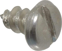 Value Collection - #10 Pan Head Slotted Sheet Metal Screw - Stainless Steel, 3/8" Length Under Head, Grade 18-8 - Benchmark Tooling