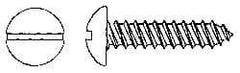 Value Collection - #6 Round Head Slotted Sheet Metal Screw - Stainless Steel, 1" Length Under Head, Grade 18-8 - Benchmark Tooling