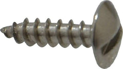 Value Collection - #8 Truss Head Slotted Sheet Metal Screw - Stainless Steel, 5/8" Length Under Head, Grade 18-8 - Benchmark Tooling