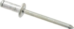 RivetKing - Size 62-64 Dome Head Aluminum Multi Grip Blind Rivet - Steel Mandrel, 0.062" to 1/4" Grip, 3/8" Head Diam, 0.192" to 0.196" Hole Diam, 0.519" Length Under Head, 3/16" Body Diam - Benchmark Tooling