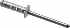 RivetKing - Size 63-67 Dome Head Aluminum Multi Grip Blind Rivet - Steel Mandrel, 0.187" to 0.456" Grip, 3/8" Head Diam, 0.192" to 0.196" Hole Diam, 0.716" Length Under Head, 3/16" Body Diam - Benchmark Tooling