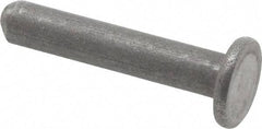 RivetKing - 3/16" Body Diam, Countersunk Uncoated Steel Solid Rivet - 1" Length Under Head, 90° Countersunk Head Angle - Benchmark Tooling