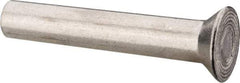 RivetKing - 1/4" Body Diam, Countersunk Uncoated Aluminum Solid Rivet - 1-1/2" Length Under Head, Grade 1100F, 78° Countersunk Head Angle - Benchmark Tooling