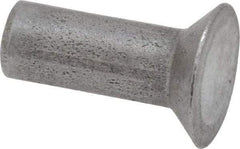 RivetKing - 3/16" Body Diam, Countersunk Uncoated Steel Solid Rivet - 1/2" Length Under Head, 90° Countersunk Head Angle - Benchmark Tooling