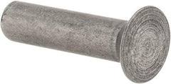 RivetKing - 3/16" Body Diam, Countersunk Steel Solid Rivet - 3/4" Length Under Head, 90° Countersunk Head Angle - Benchmark Tooling