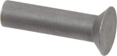RivetKing - 1/4" Body Diam, Countersunk Uncoated Steel Solid Rivet - 1" Length Under Head, 90° Countersunk Head Angle - Benchmark Tooling