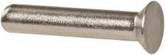 RivetKing - 3/16" Body Diam, Countersunk Stainless Steel Solid Rivet - 1" Length Under Head, Grade 18-8, 90° Countersunk Head Angle - Benchmark Tooling