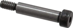 Holo-Krome - 1/4" Shoulder Diam x 1" Shoulder Length, #10-24 UNRC, Hex Socket Shoulder Screw - 8 Alloy Steel, Uncoated, 0.357 to 3/8" Head Diam - Benchmark Tooling