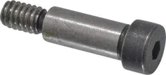 Holo-Krome - 5/16" Shoulder Diam x 3/4" Shoulder Length, 1/4-20 UNRC, Hex Socket Shoulder Screw - 8 Alloy Steel, Uncoated, 0.419 to 0.438" Head Diam - Benchmark Tooling