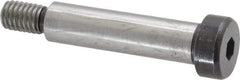 Holo-Krome - 1/2" Shoulder Diam x 2" Shoulder Length, 3/8-16 UNRC, Hex Socket Shoulder Screw - 8 Alloy Steel, Uncoated, 0.729 to 3/4" Head Diam - Benchmark Tooling