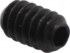 Holo-Krome - #4-40 UNC, 3/16" OAL, Cup Point Set Screw - Grade 8 Alloy Steel, 0.05" Key - Benchmark Tooling