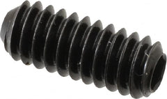 Holo-Krome - 1/4-20 UNC, 5/8" OAL, Cup Point Set Screw - Grade 8 Alloy Steel, 1/8" Key - Benchmark Tooling