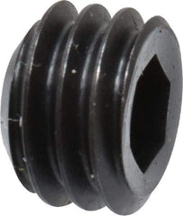 Holo-Krome - 3/8-16 UNC, 1/4" OAL, Cup Point Set Screw - Grade 8 Alloy Steel, 3/16" Key - Benchmark Tooling