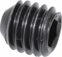 Holo-Krome - 3/8-16 UNC, 3/8" OAL, Cup Point Set Screw - Grade 8 Alloy Steel, 3/16" Key - Benchmark Tooling