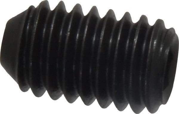 Holo-Krome - 3/8-16 UNC, 5/8" OAL, Cup Point Set Screw - Grade 8 Alloy Steel, 3/16" Key - Benchmark Tooling