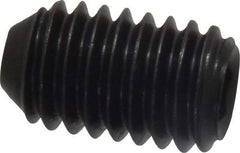 Holo-Krome - 3/8-16 UNC, 5/8" OAL, Cup Point Set Screw - Grade 8 Alloy Steel, 3/16" Key - Benchmark Tooling