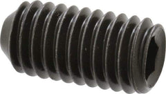 Holo-Krome - 3/8-16 UNC, 3/4" OAL, Cup Point Set Screw - Grade 8 Alloy Steel, 3/16" Key - Benchmark Tooling